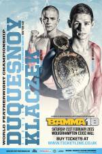 Watch BAMMA 18: Duquesnoy vs. Klaczek Zmovies