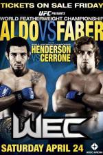 Watch WEC 48 Aldo vs Faber Zmovies