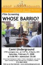 Watch Whose Barrio Zmovies