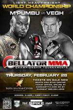 Watch Bellator 91 Christian M�Pumbu vs. Attila Vegh Zmovies